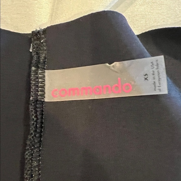 NWOT Commando Black top with ruffles size XS - Picture 3 of 5